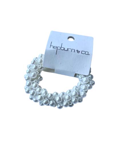 HEPBURN & CO - PEARL BEAD PONYTAIL