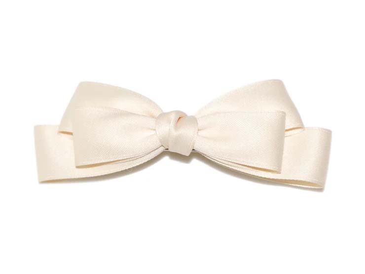 HEPBURN & CO - SATIN TRIPLE BOW BARRETTE