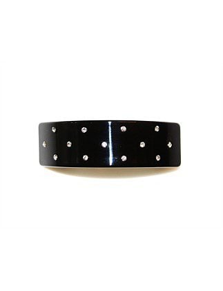 HEPBURN & CO - DIAMANTE CURVED RECTANGLE BARRETTE