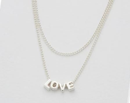 PALAS - Love, Tiny Love Letter Necklacce